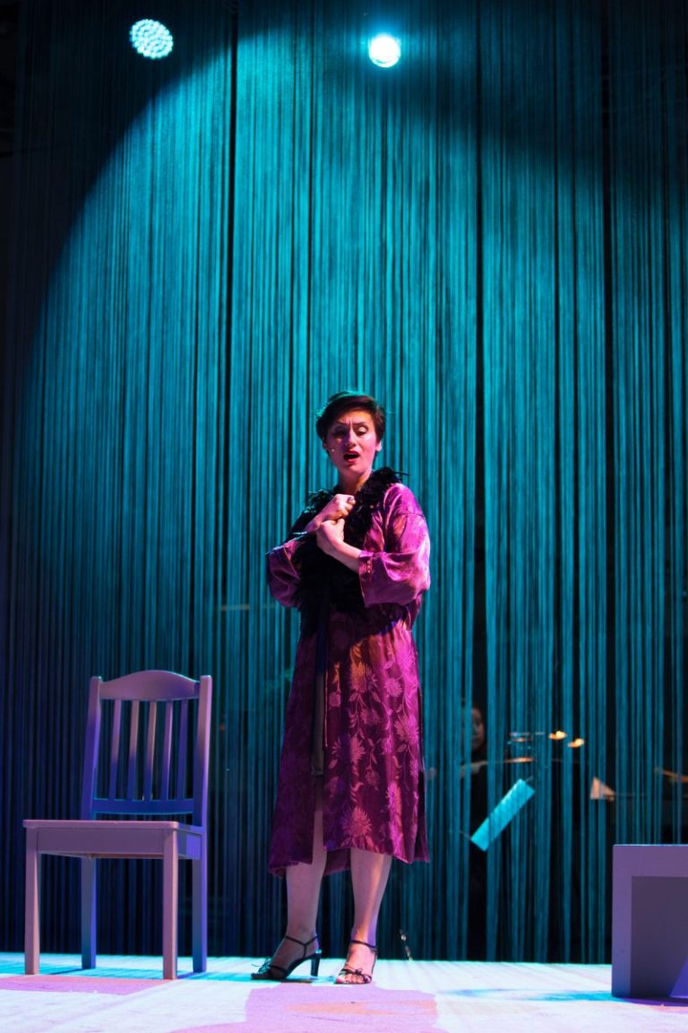 woman singing